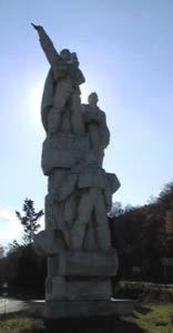 One of the many communist era monuments in Bulgaria