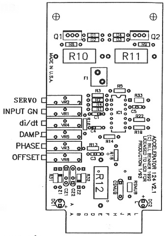 Accelerator124 pinout diagram