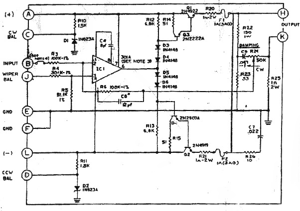 GS A102 Amp Diagram